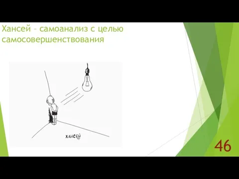 Хансей – самоанализ с целью самосовершенствования 46