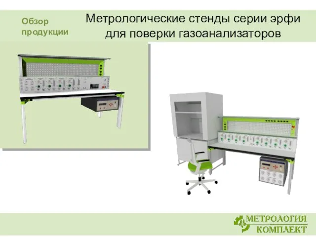 Метрологические стенды серии эрфи для поверки газоанализаторов