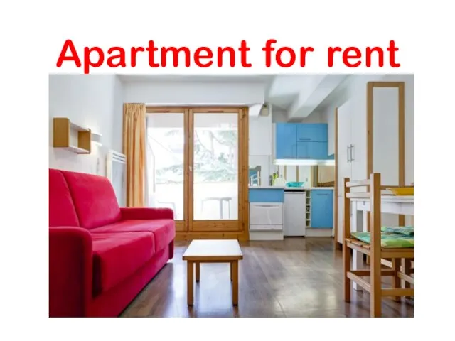 Apartment for rent