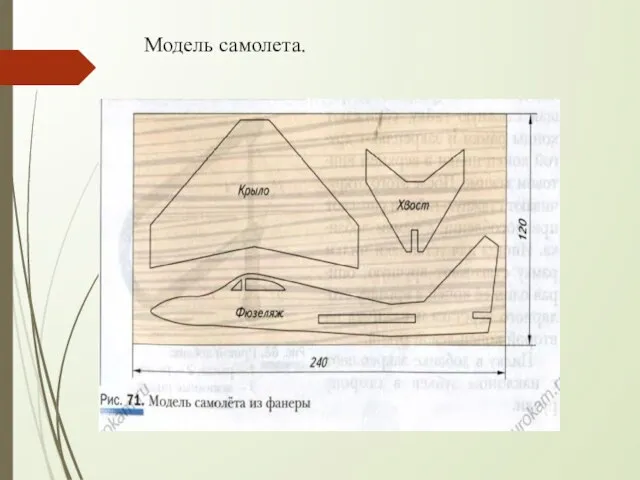 Модель самолета.