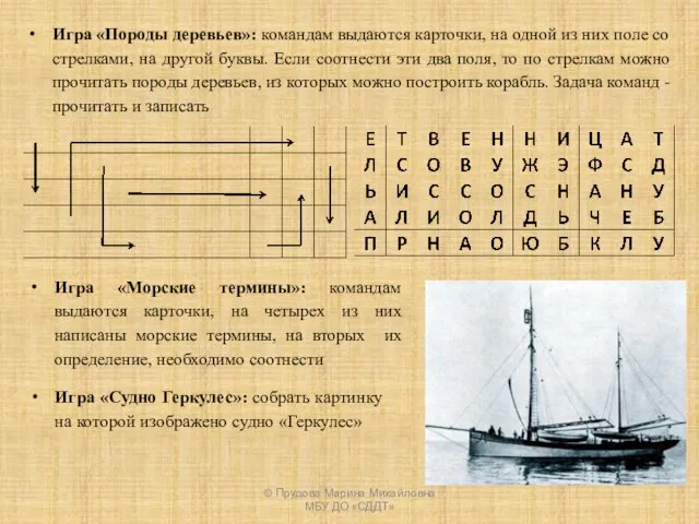 Игра «Породы деревьев»: командам выдаются карточки, на одной из них поле