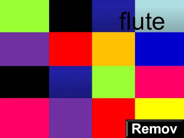 Remove flute
