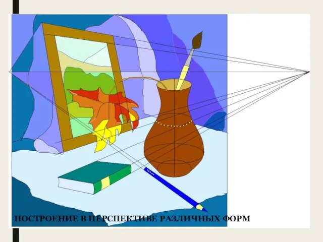 ПОСТРОЕНИЕ В ПЕРСПЕКТИВЕ РАЗЛИЧНЫХ ФОРМ