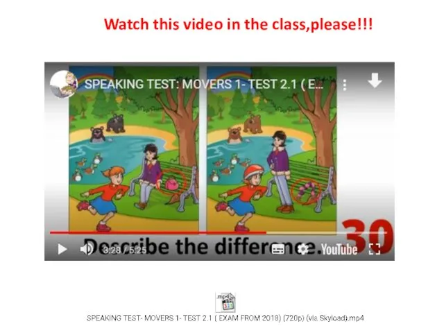 Watch this video in the class,please!!!