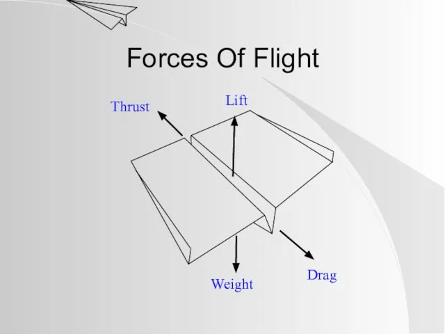 Forces Of Flight Weight Drag Lift Thrust