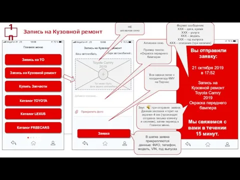 Запись на Кузовной ремонт 10 Заявка Запись на Кузовной ремонт Запись