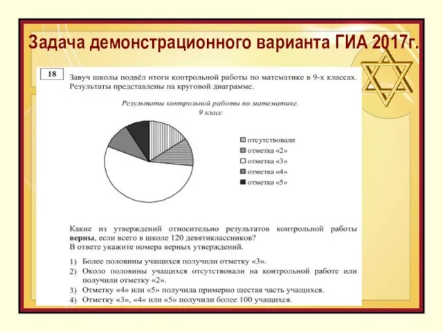 Задача демонстрационного варианта ГИА 2017г.