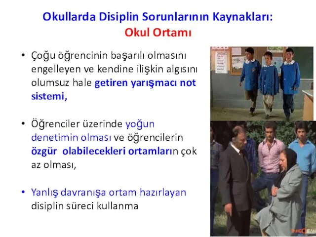 Çoğu öğrencinin başarılı olmasını engelleyen ve kendine ilişkin algısını olumsuz hale