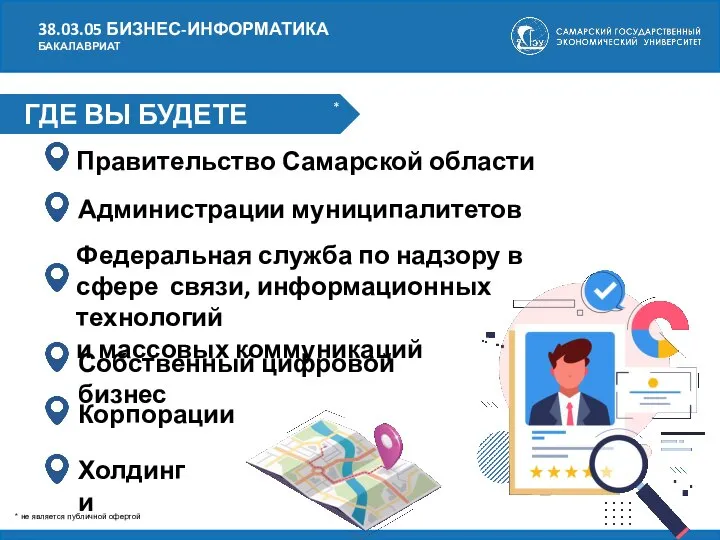 ГДЕ ВЫ БУДЕТЕ РАБОТАТЬ Правительство Самарской области * не является публичной