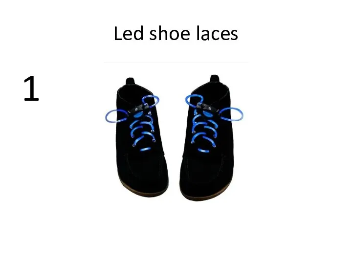 Led shoe laces 1