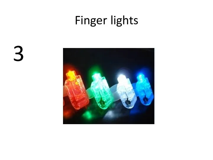 Finger lights 3