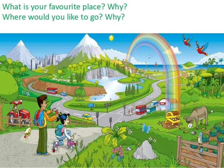 What is your favourite place? Why? Where would you like to go? Why?