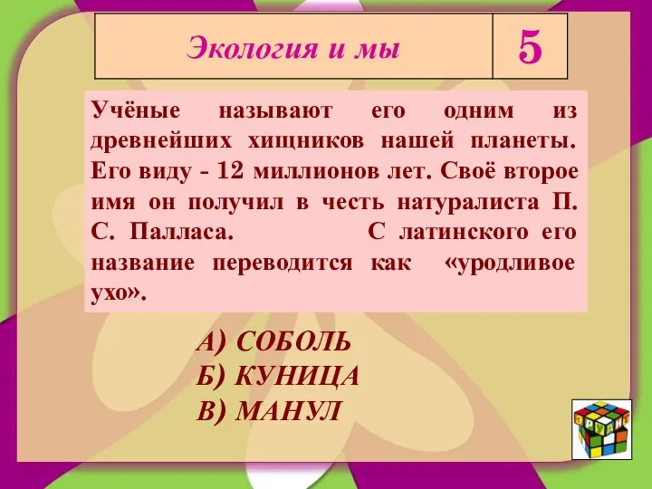 Учёные называют его одним из древнейших хищников нашей планеты. Его виду