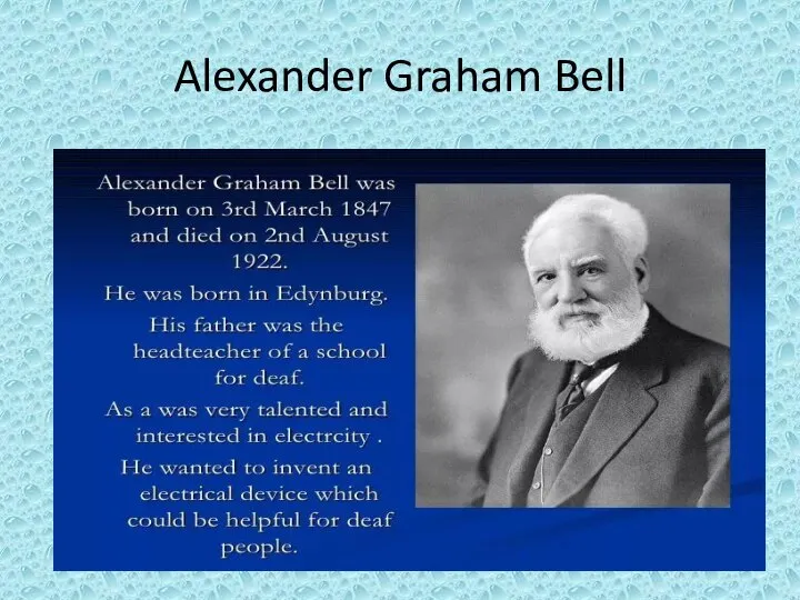 Alexander Graham Bell