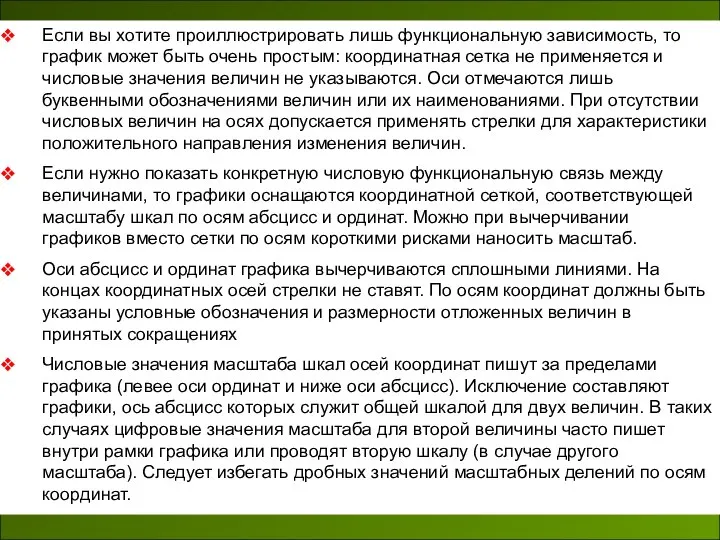 Если вы хотите проиллюстрировать лишь функциональную зависимость, то график может быть