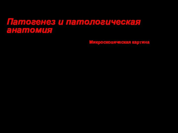 Патогенез и патологическая анатомия Проникновение вируса в организм человека происходит через