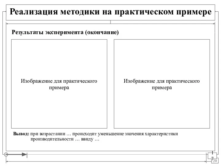 Реализация методики на практическом примере Изображение для практического примера Изображение для