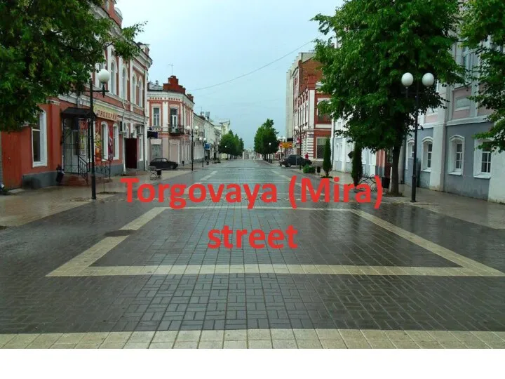 Torgovaya (Mira) street