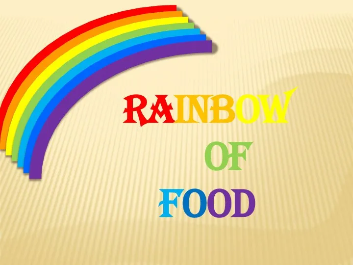 Rainbow of Food