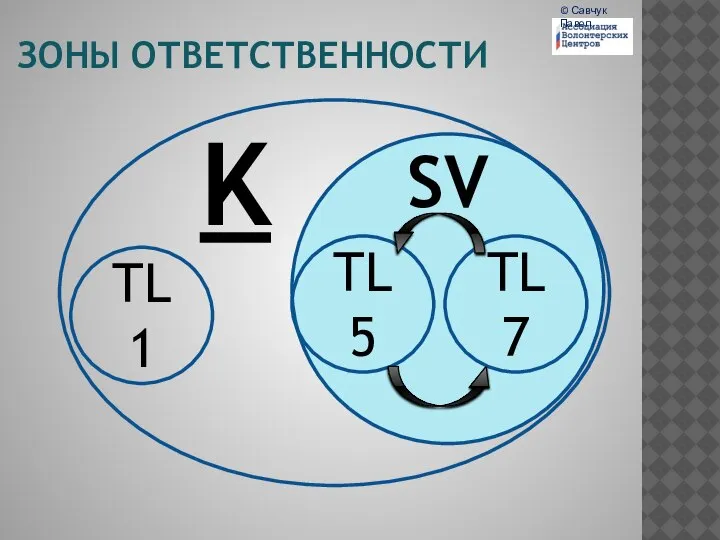 ЗОНЫ ОТВЕТСТВЕННОСТИ TL 1 SV TL 5 TL 7 K