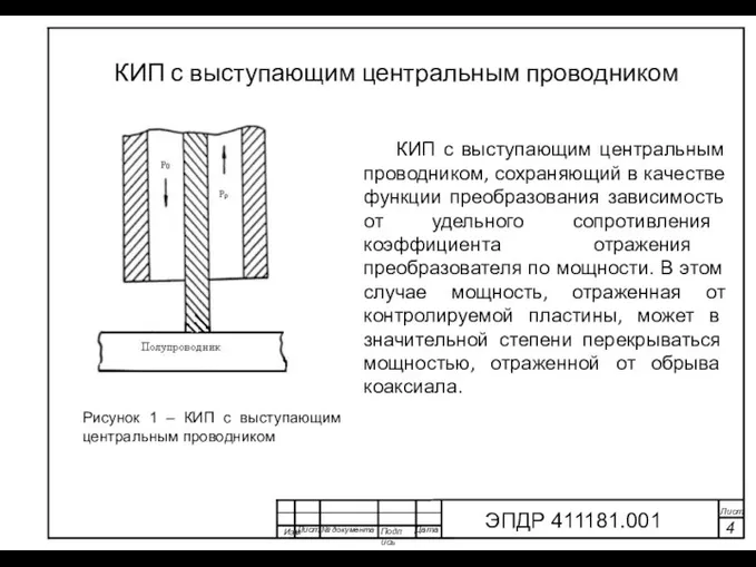 Изм Лист № документа Подпись Дата Лист 4 ЭПДР 411181.001 Рисунок