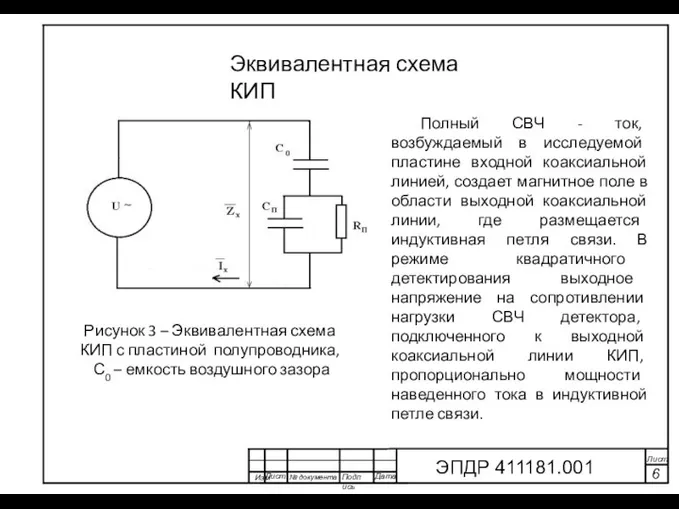 Изм Лист № документа Подпись Дата Лист 6 ЭПДР 411181.001 Рисунок