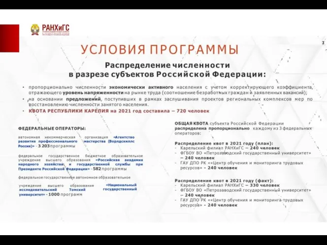 Федеральный проект «Содействие занятости»