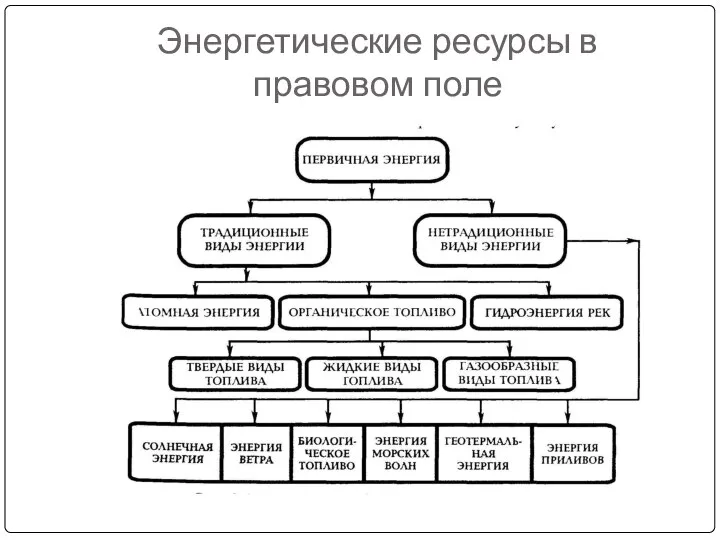 Энергетические ресурсы в правовом поле