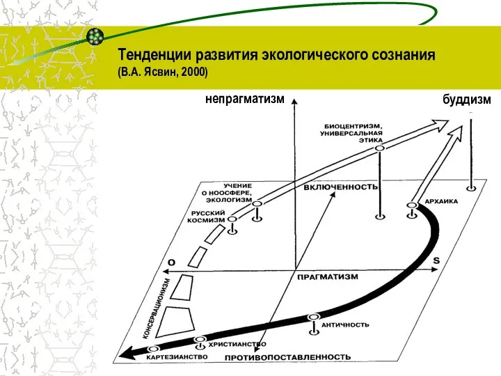 непрагматизм буддизм Тенденции развития экологического сознания (В.А. Ясвин, 2000)