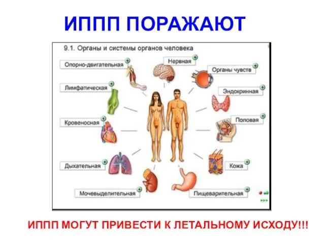 ИППП ПОРАЖАЮТ ИППП МОГУТ ПРИВЕСТИ К ЛЕТАЛЬНОМУ ИСХОДУ!!!