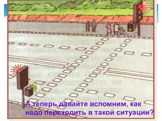 -Какие сигналы светофора вы знаете? -Что такое перекресток? -Кто регулирует движение