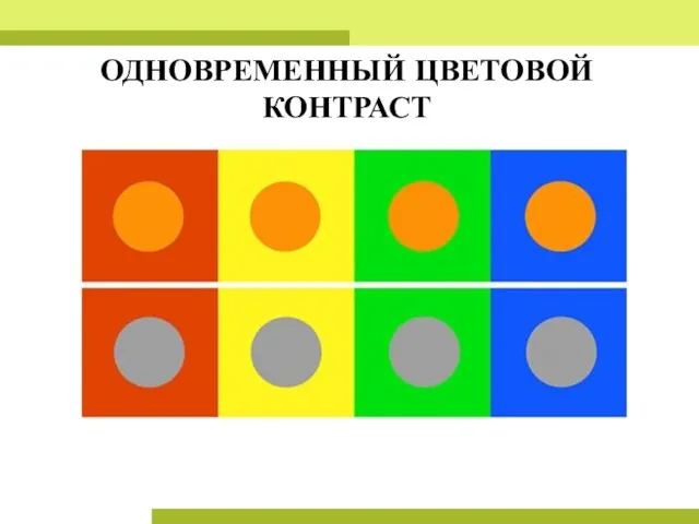 ОДНОВРЕМЕННЫЙ ЦВЕТОВОЙ КОНТРАСТ