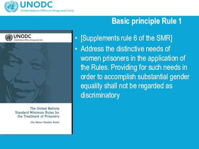 Basic principle Rule 1 [Supplements rule 6 of the SMR] Address