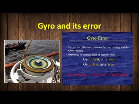 Gyro and its error