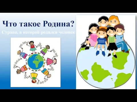 Что такое Родина? Страна, в которой родился человек