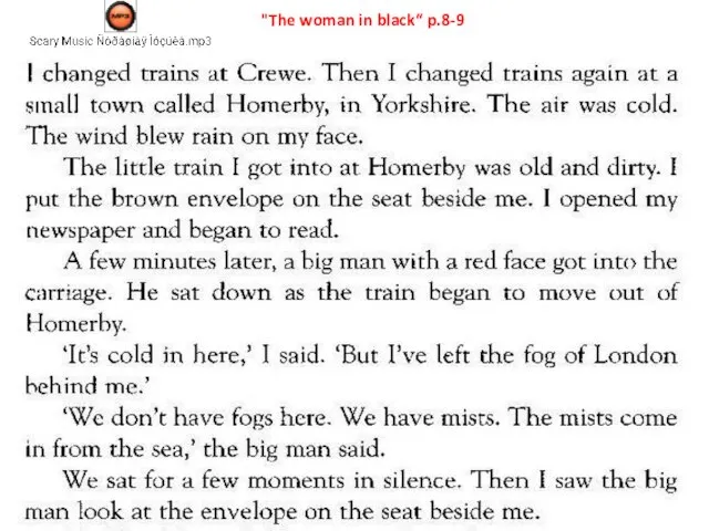 "The woman in black“ p.8-9