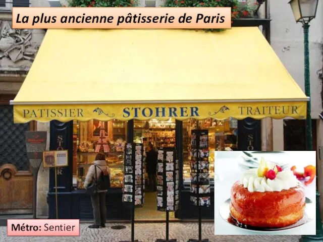 La plus ancienne pâtisserie de Paris Métro: Sentier