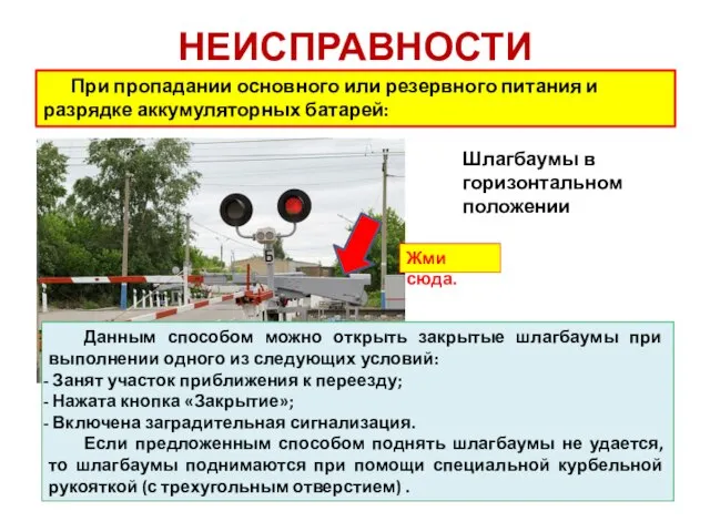 НЕИСПРАВНОСТИ При пропадании основного или резервного питания и разрядке аккумуляторных батарей: