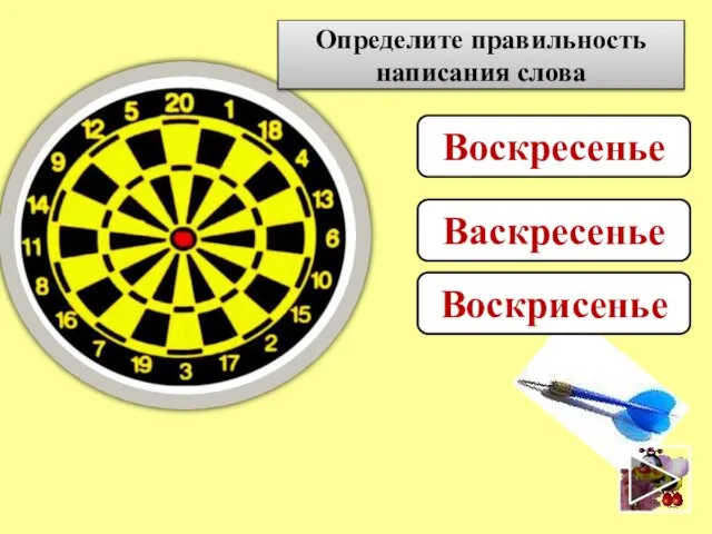 Определите правильность написания слова Воскрисенье Воскресенье Васкресенье