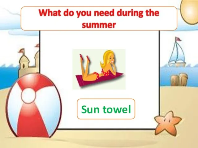 Sun towel