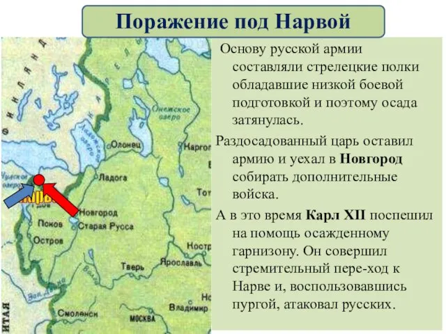 В н.1700 г. войну Швеции объявили Дания и Саксония, но 18-летний