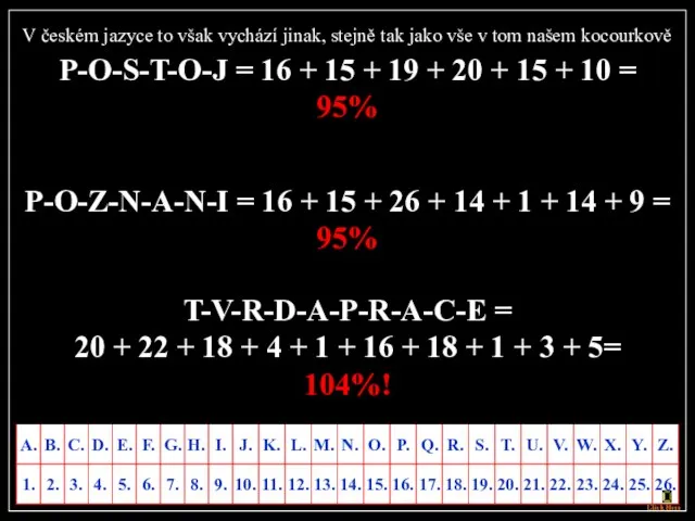 P-O-S-T-O-J = 16 + 15 + 19 + 20 + 15