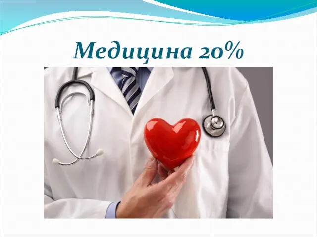 Медицина 20%