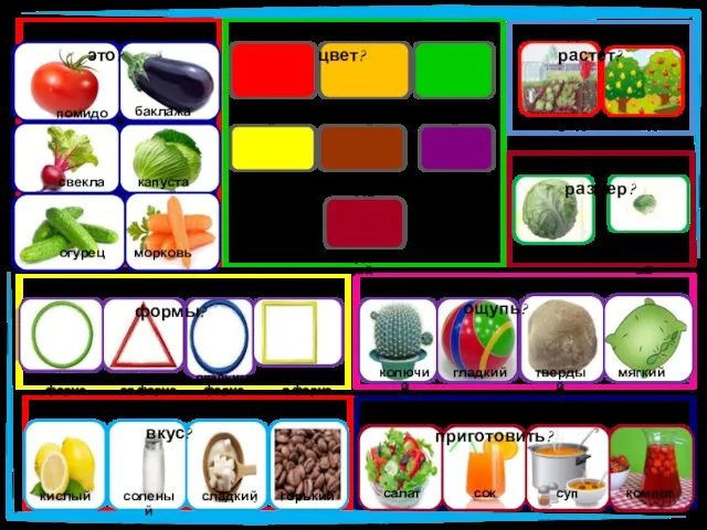 помидор баклажан свекла капуста огурец морковь кислый соленый сладкий горький большой