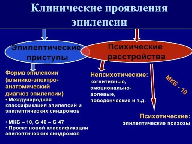 Клинические проявления эпилепсии