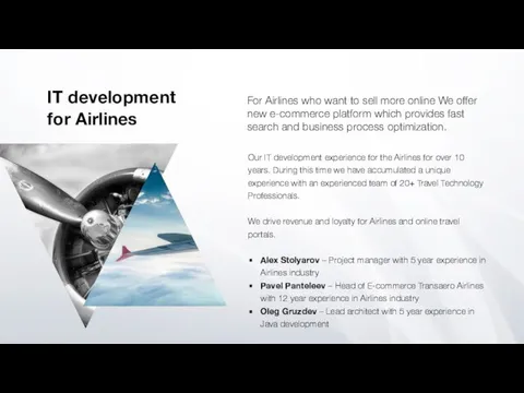 IT development for Airlines For Airlines who want to sell more