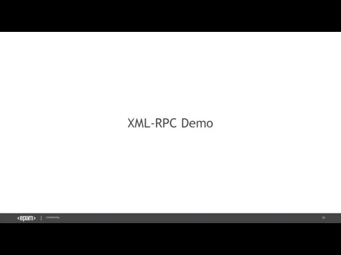 XML-RPC Demo