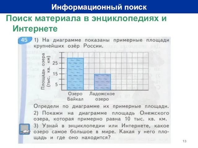 Информационный поиск Поиск материала в энциклопедиях и Интернете