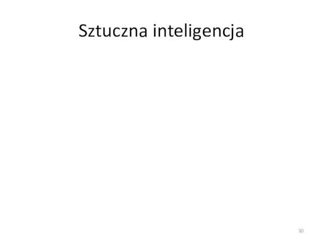 Sztuczna inteligencja