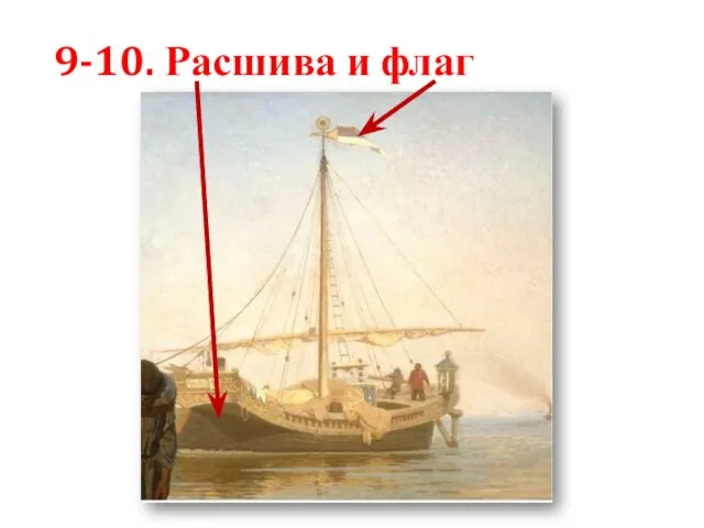 9-10. Расшива и флаг